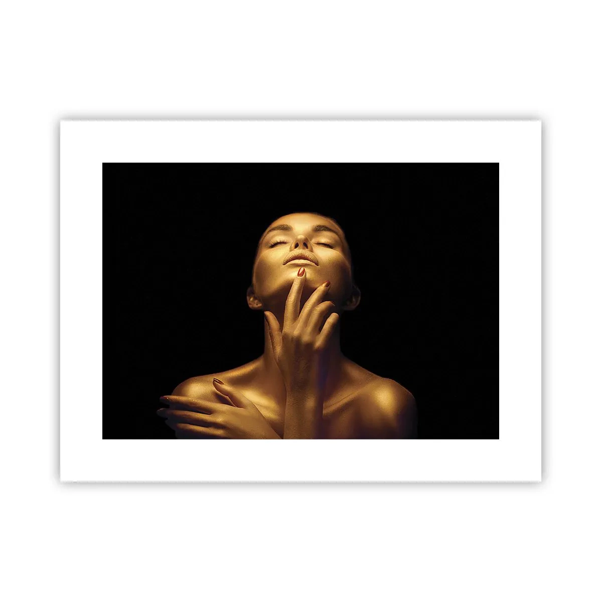 Plakat - Som gylden silke - 40x30 cm