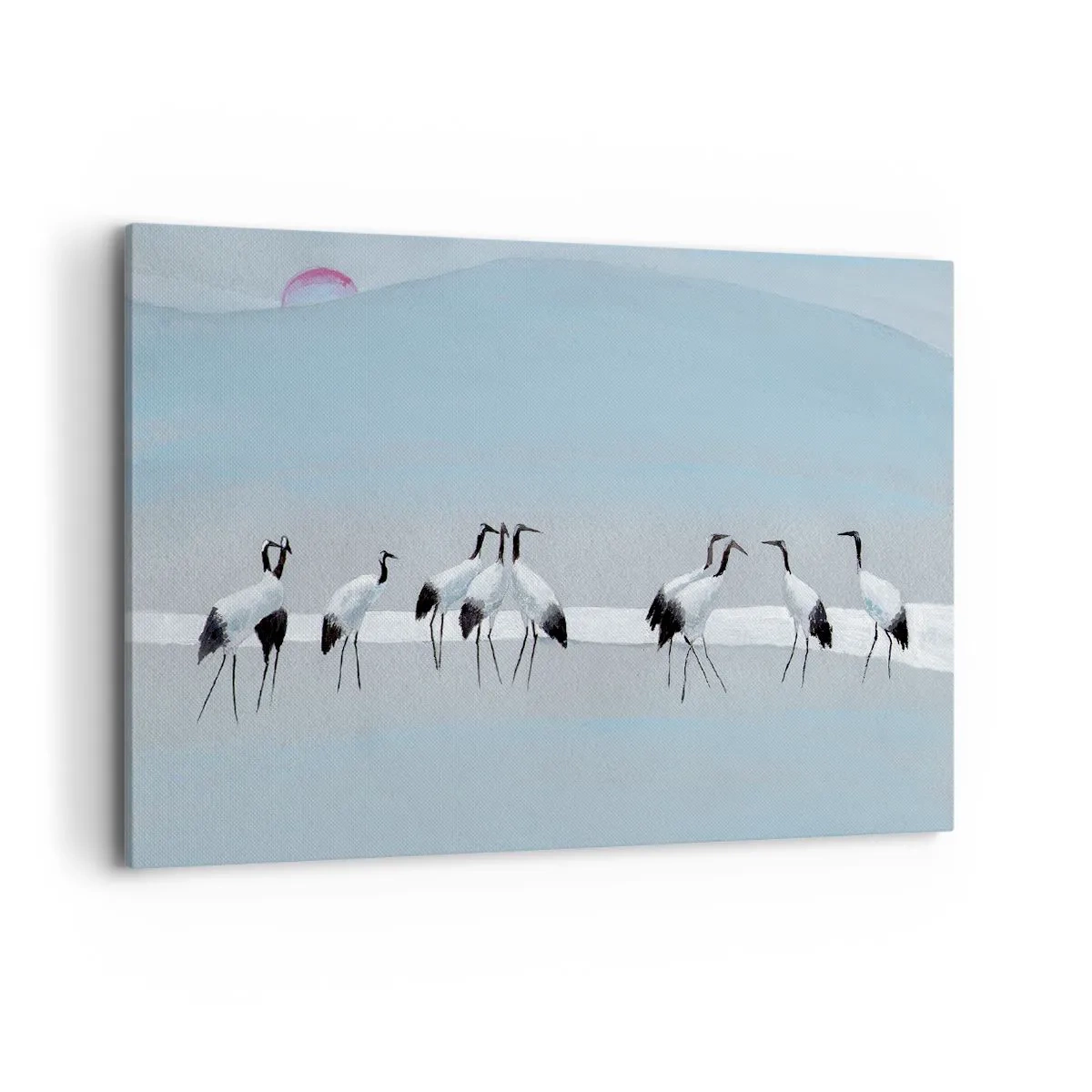 Lærredstryk - Billede på lærred - Efter en varm dag - 120x80 cm