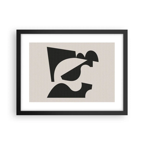 Plakat i sort ramme - Sammensæt din egen - 40x30 cm