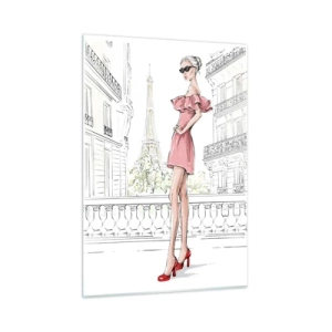 Billede på glas - Modens kunst - 50x70 cm