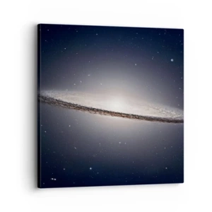Lærredstryk - Billede på lærred - Der var engang i en galakse langt, langt borte.... - 30x30 cm