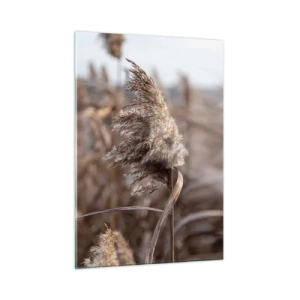 Billede på glas - Tid til at flyve væk med vinden - 50x70 cm