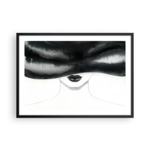 Plakat i sort ramme - Et sensuelt mysterium - 70x50 cm