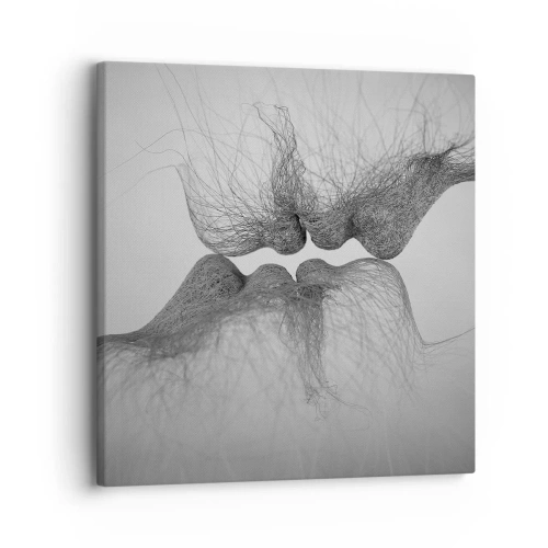Lærredstryk - Billede på lærred - Vindens kys - 30x30 cm