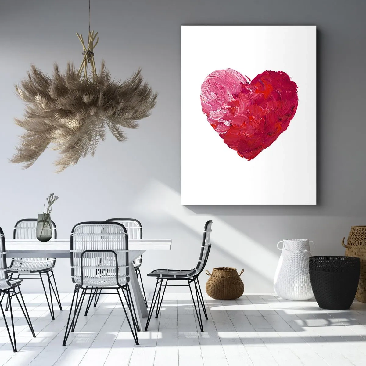 Lærredstryk - Billede på lærred - All you need is love - 70x100 cm