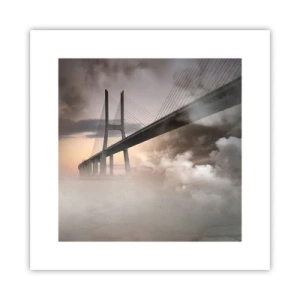 Plakat - På en flod, der ikke eksisterer - 30x30 cm