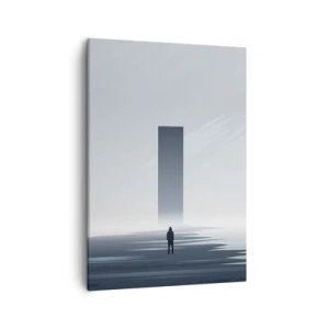 Lærredstryk - Billede på lærred - Mulighed eller trussel? - 50x70 cm