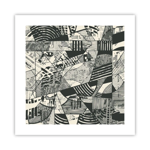 Plakat - Nutidens dynamik - 40x40 cm