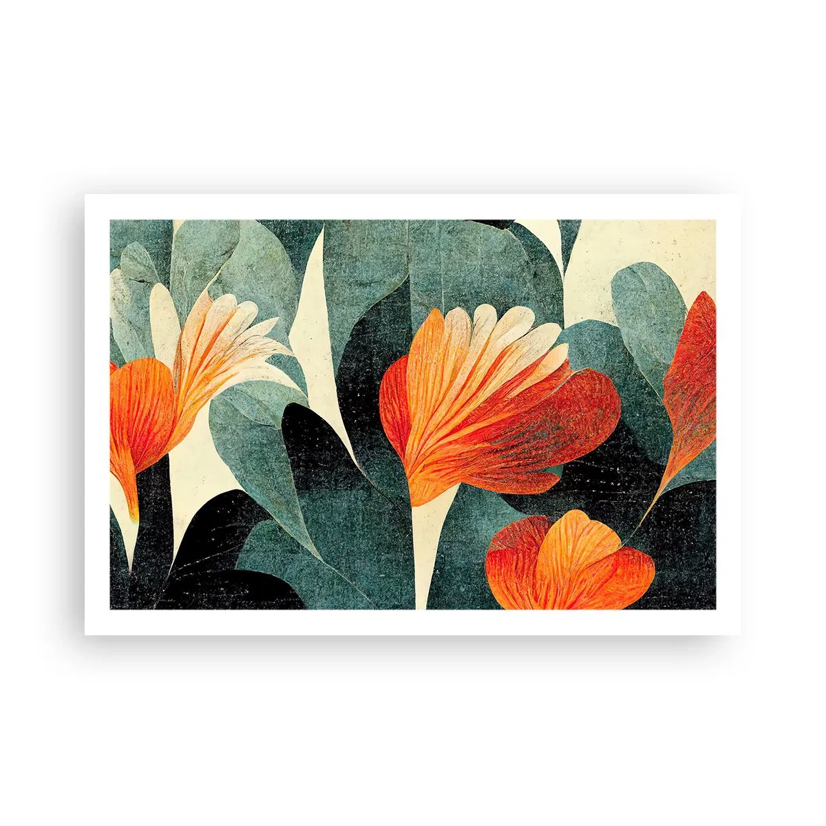 Plakat - Varmen fra troperne og køligheden fra det grønne - 91x61 cm