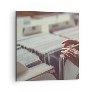 Lærredstryk - Billede på lærred - På jagt efter følelser - 70x70 cm