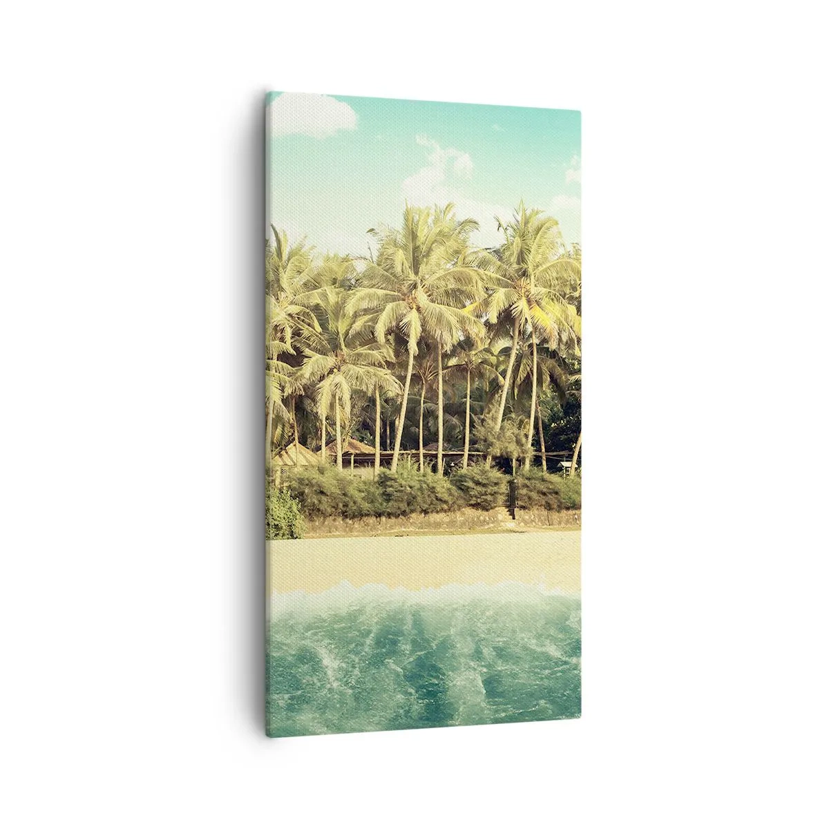 Lærredstryk - Billede på lærred - Hvad med her? - 55x100 cm