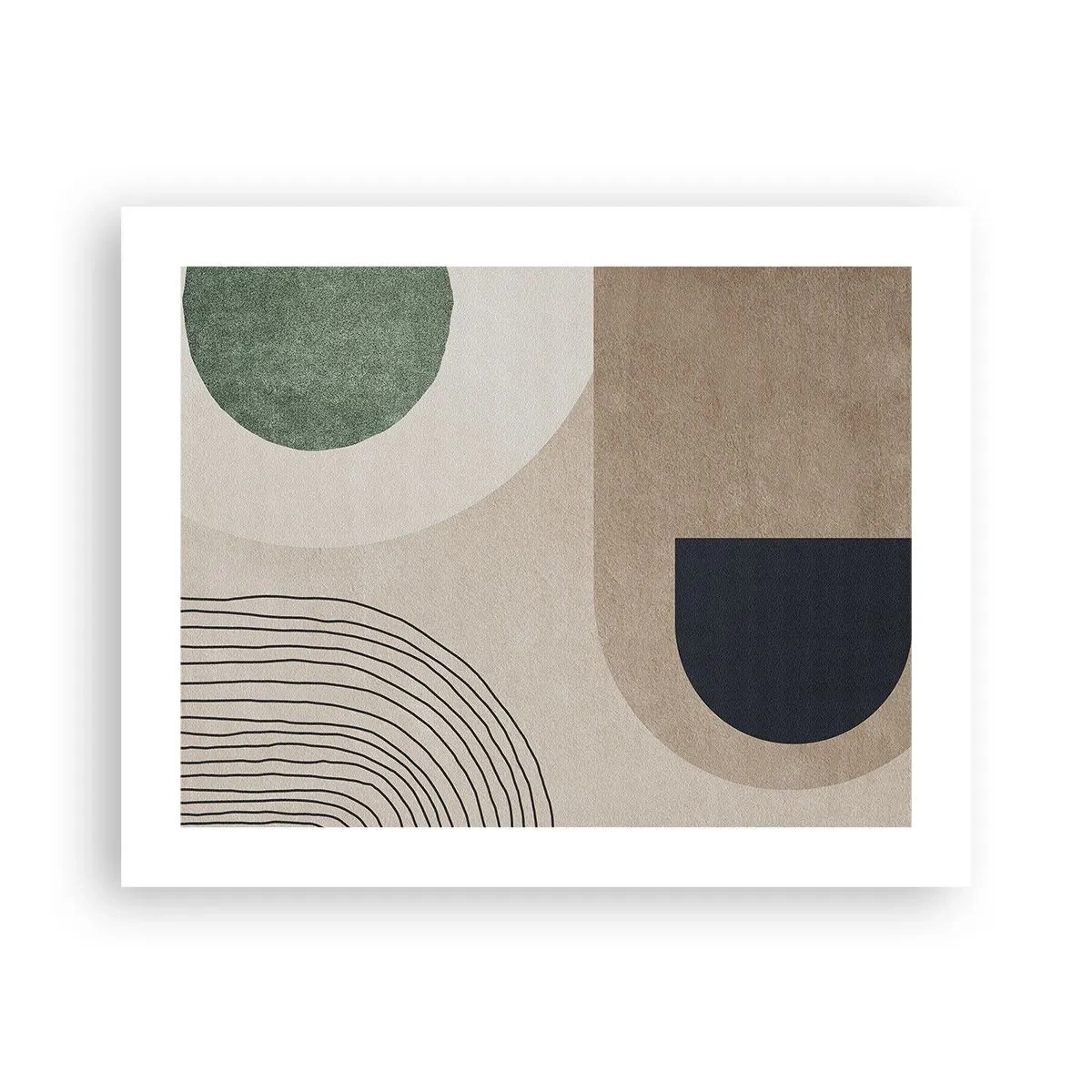 Plakat - Blidheden i en oval - 50x40 cm