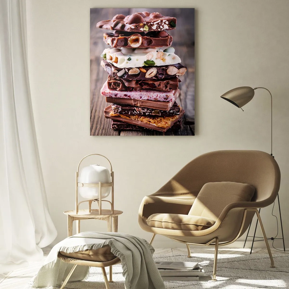 Billede på glas - Dejligt perspektiv - 50x70 cm