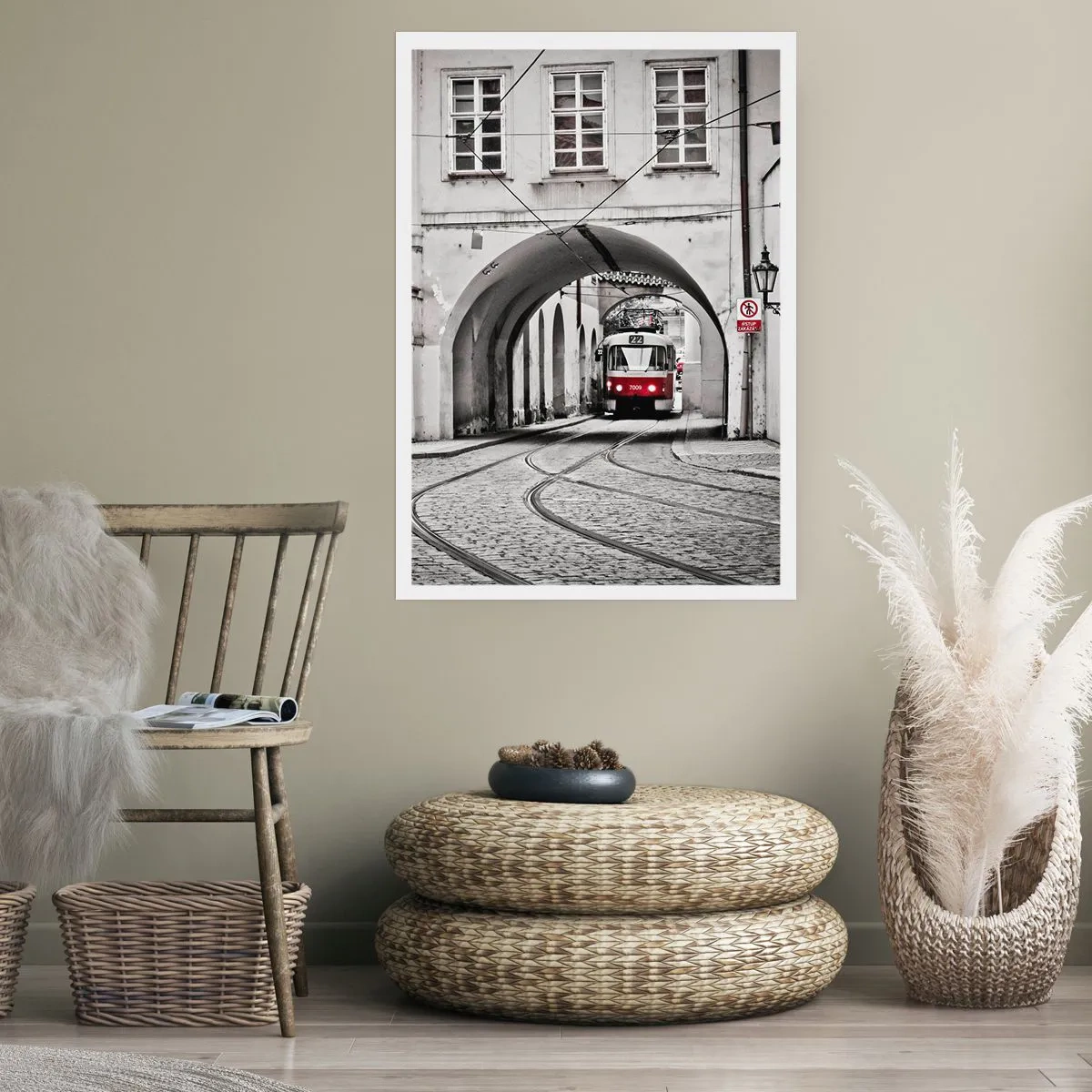 Plakat - Gennem byens labyrint - 61x91 cm