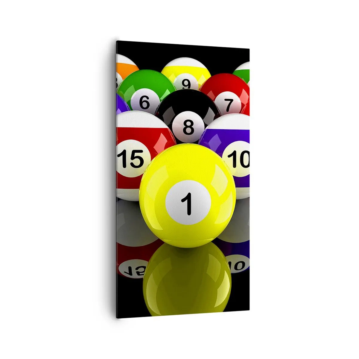 Lærredstryk - Billede på lærred - Forskellige farver af leg - 65x120 cm