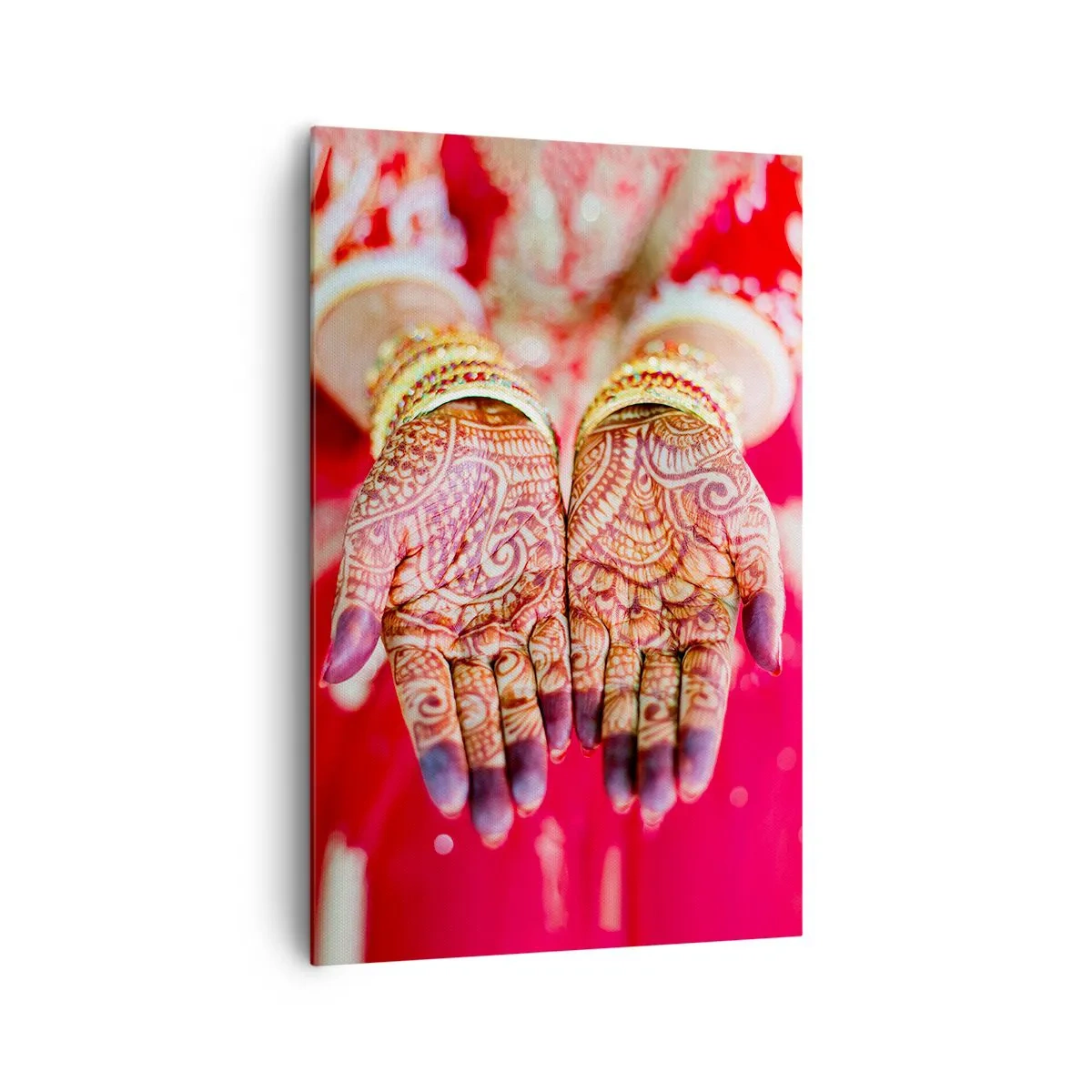 Lærredstryk - Billede på lærred - Klar til at fange lykken - 80x120 cm