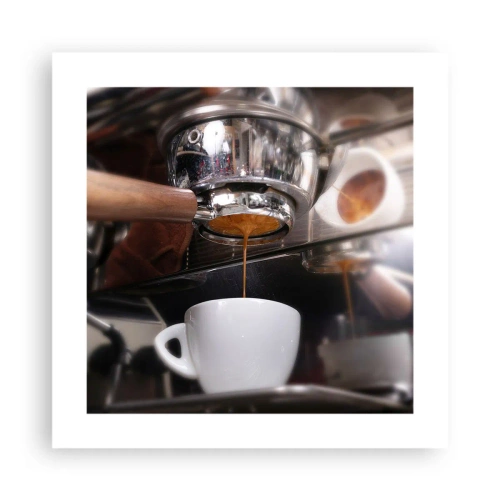 Plakat - Et godt øjeblik på dagen - 40x40 cm