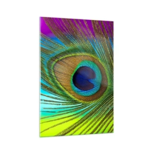 Billede på glas - Øje mod øje - 70x100 cm