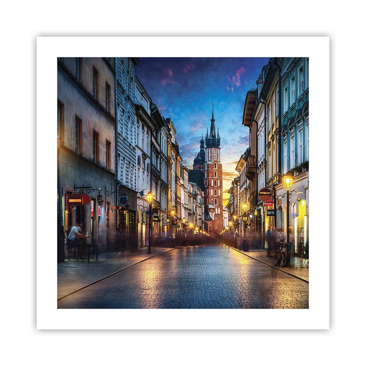 Plakat - Krakows charme - 50x50 cm