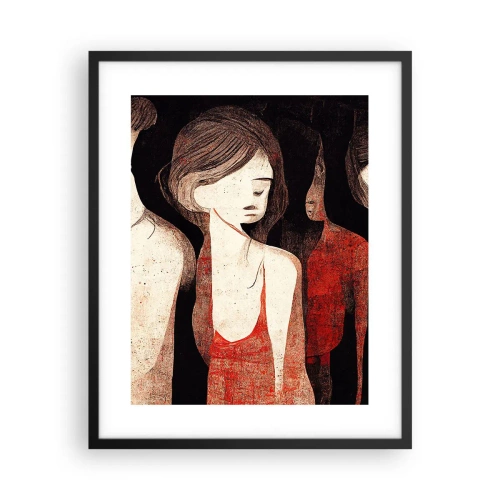 Plakat i sort ramme - Mørkets madonnaer - 40x50 cm