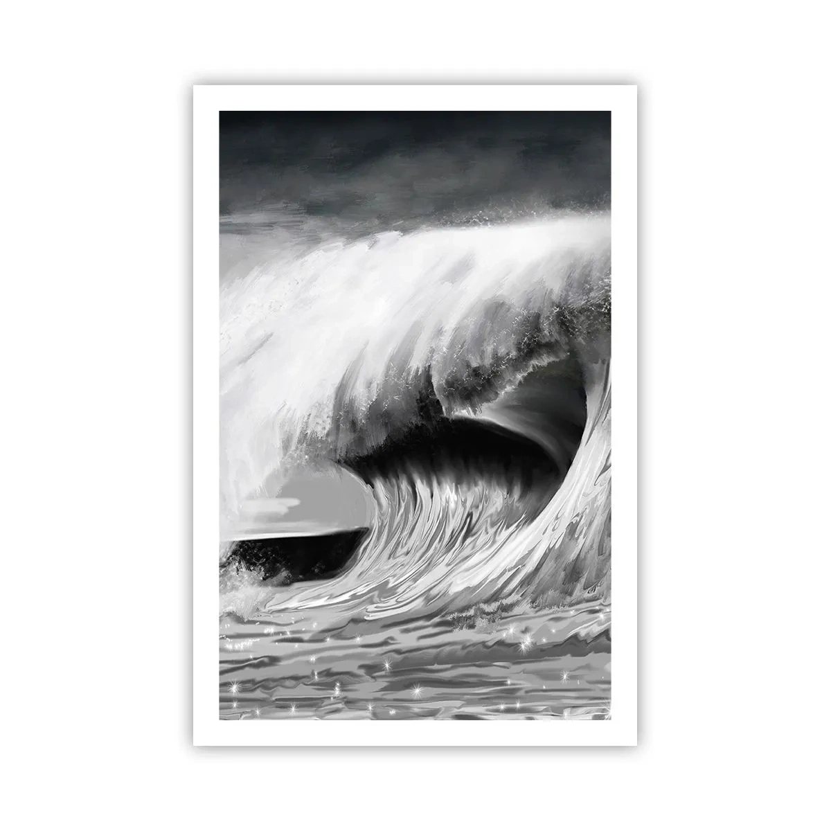 Plakat - Havets vrede - 61x91 cm