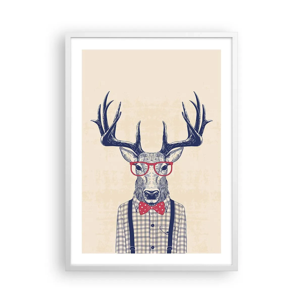 Plakat i hvid ramme - Et underholdende ekstravaganza - 50x70 cm