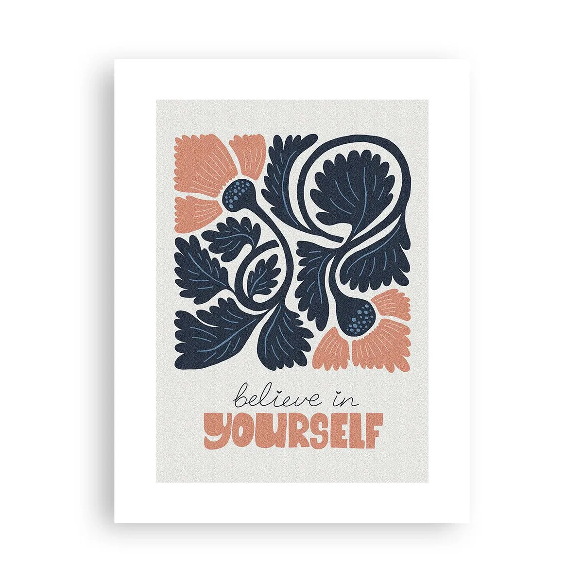 Plakat - Og du blomstrer - 30x40 cm