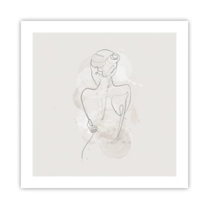 Plakat - Som et følsomt instrument - 50x50 cm