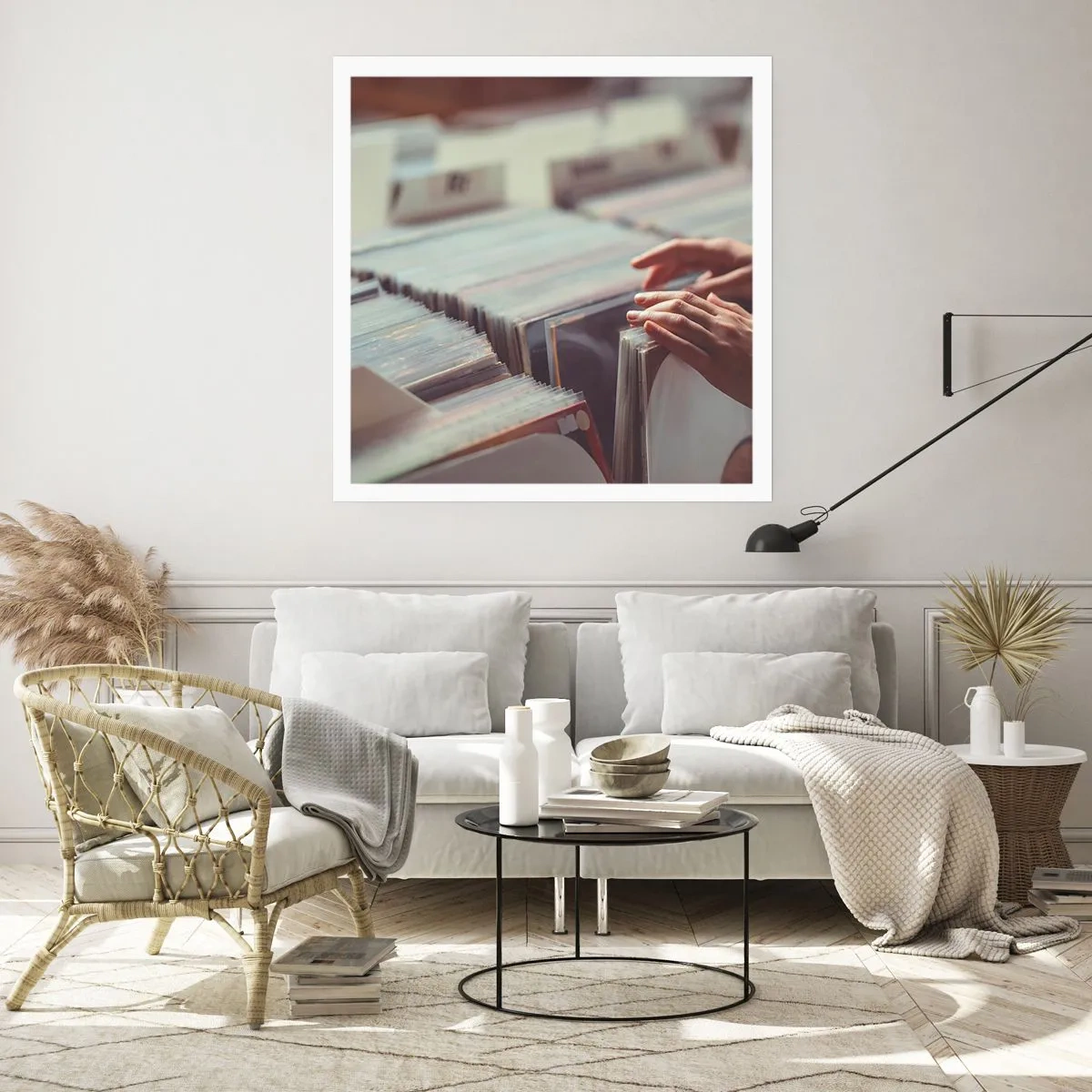 Plakat - På jagt efter følelser - 60x60 cm