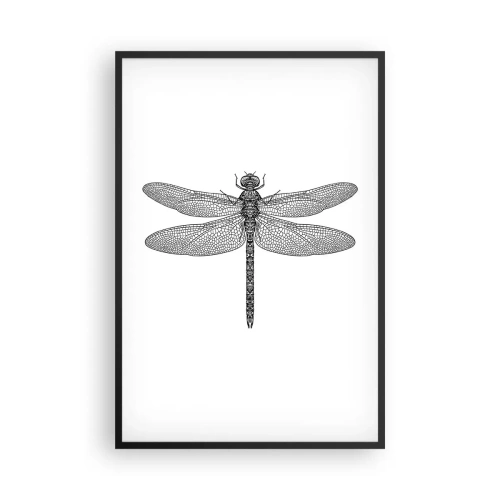 Plakat i sort ramme - Præcision i naturen - 61x91 cm