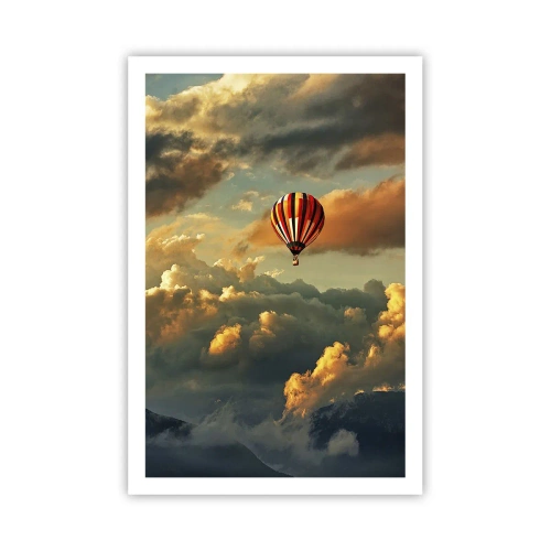 Plakat - Jeg går, fordi jeg vil - 61x91 cm