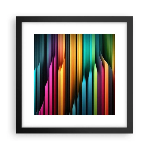 Plakat i sort ramme - Lysende orgel - 30x30 cm