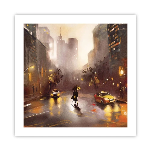 Plakat - Til New Yorks lys - 50x50 cm