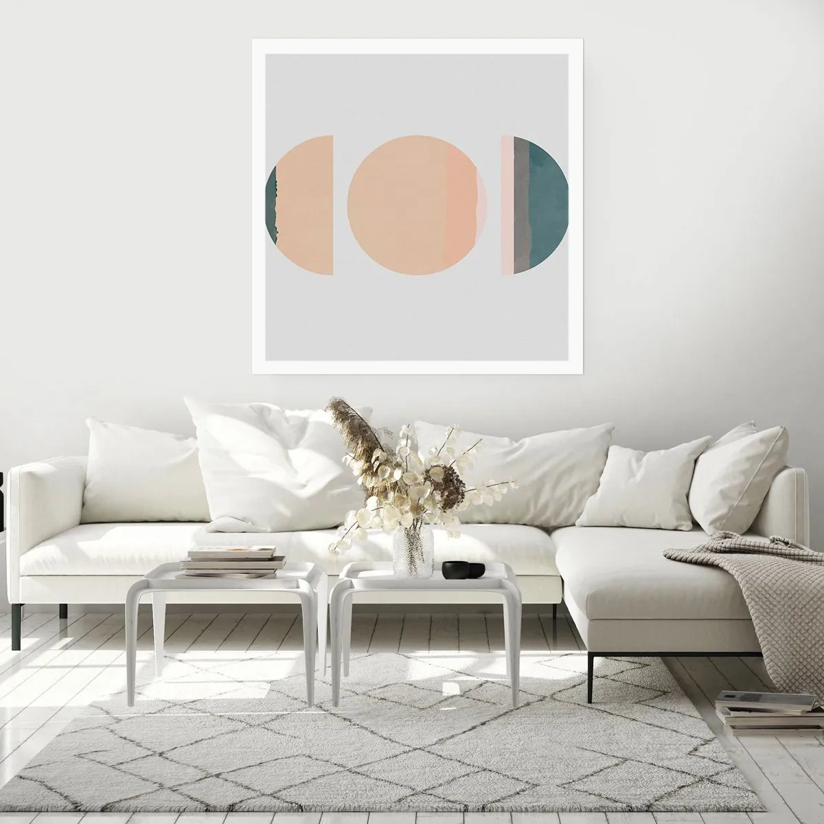 Plakat - Hjul for hjul - 60x60 cm