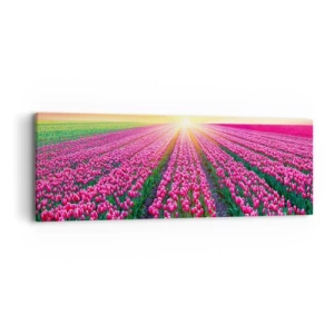 Lærredstryk - Billede på lærred - Skønhedsfarm - 90x30 cm