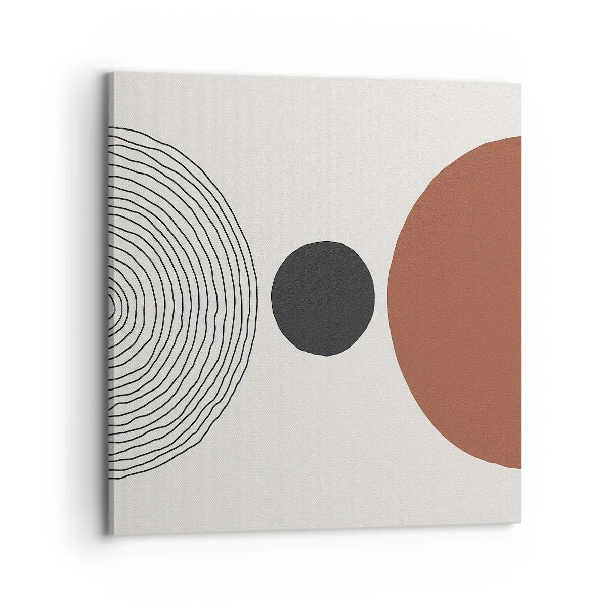 Lærredstryk - Billede på lærred - I rampelyset - 70x70 cm