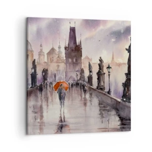 Lærredstryk - Billede på lærred - Folk forandrer sig ikke - 50x50 cm