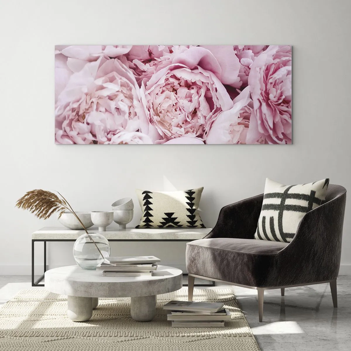 Billede på glas - Hyggeligt og velduftende - 120x50 cm