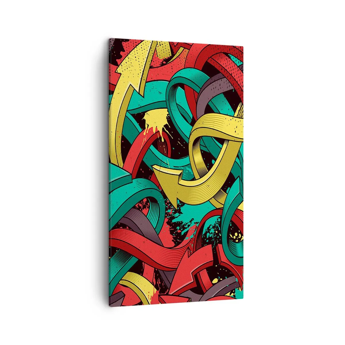 Lærredstryk - Billede på lærred - Hvilken vej skal man gå? - 45x80 cm