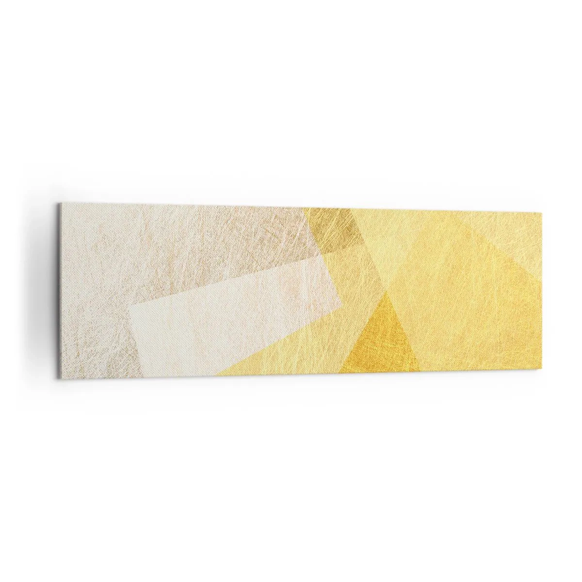 Lærredstryk - Billede på lærred - Geometriens vejr - 160x50 cm