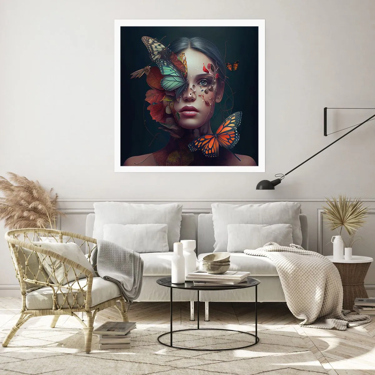 Plakat - En vidunderlig metamorfose - 50x50 cm