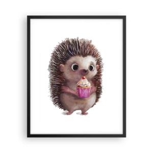 Plakat i sort ramme - Fejring er hver dag - 40x50 cm