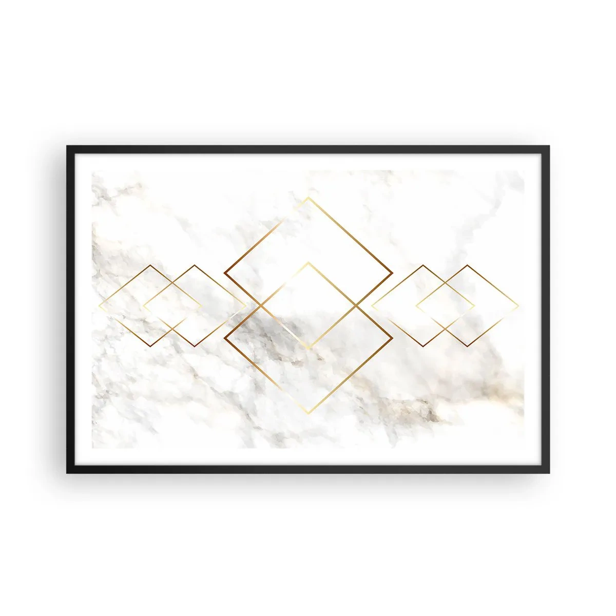 Plakat i sort ramme - Udsigt til det uendelige - 91x61 cm