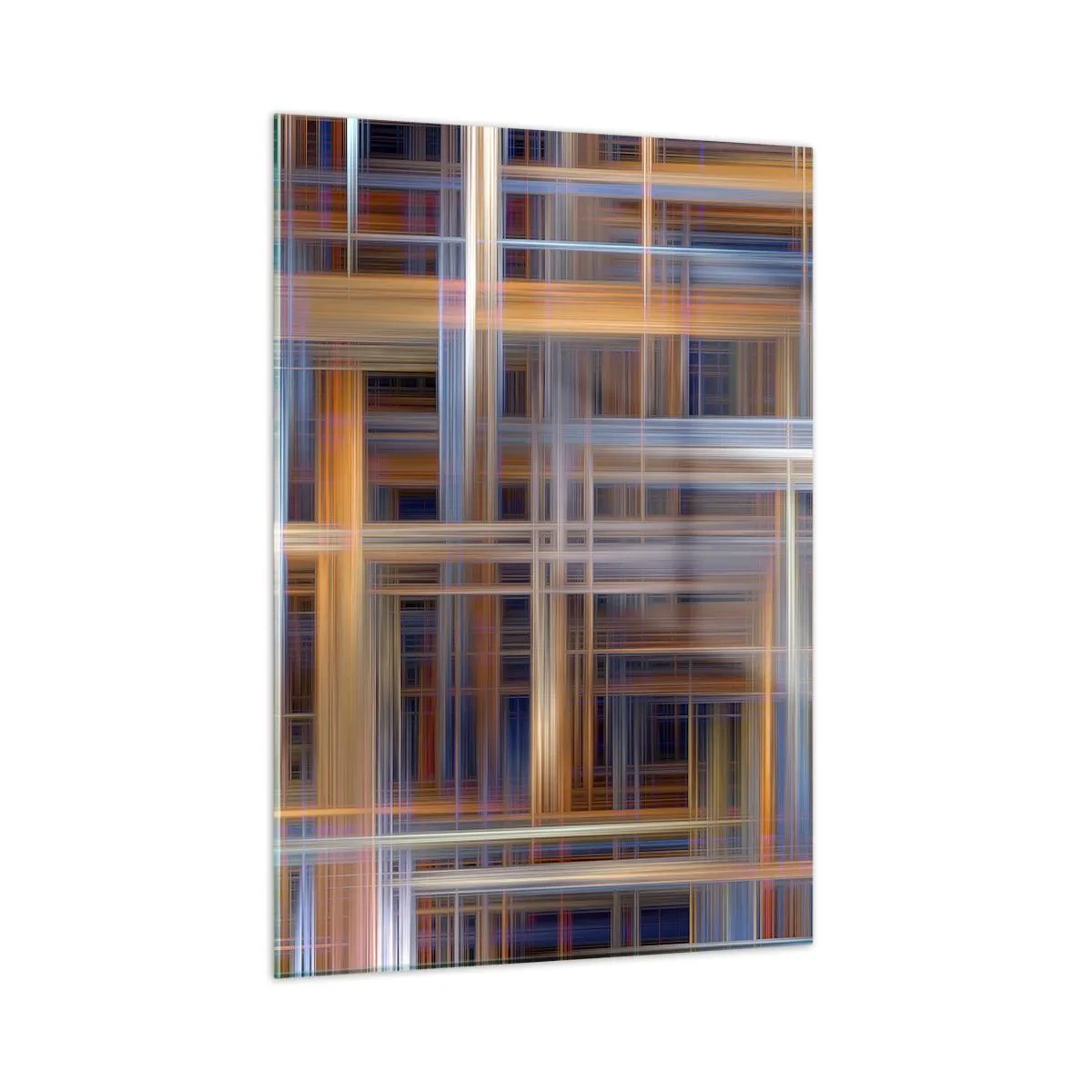 Billede på glas - Vævet af lys - 50x70 cm
