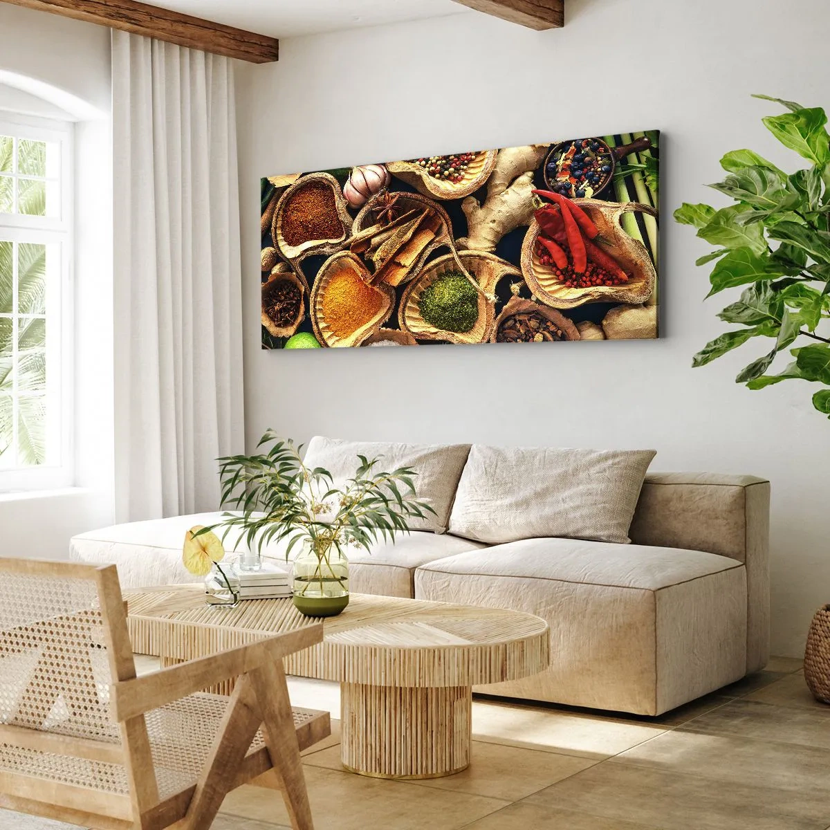 Lærredstryk - Billede på lærred - Tag, hvad du vil have - 100x40 cm