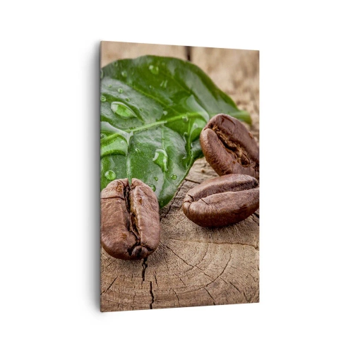 Lærredstryk - Billede på lærred - Den sandeste og sorteste - 80x120 cm