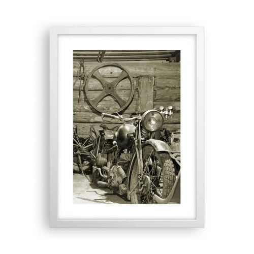 Plakat i hvid ramme - I onkel Wladeks skur - 30x40 cm