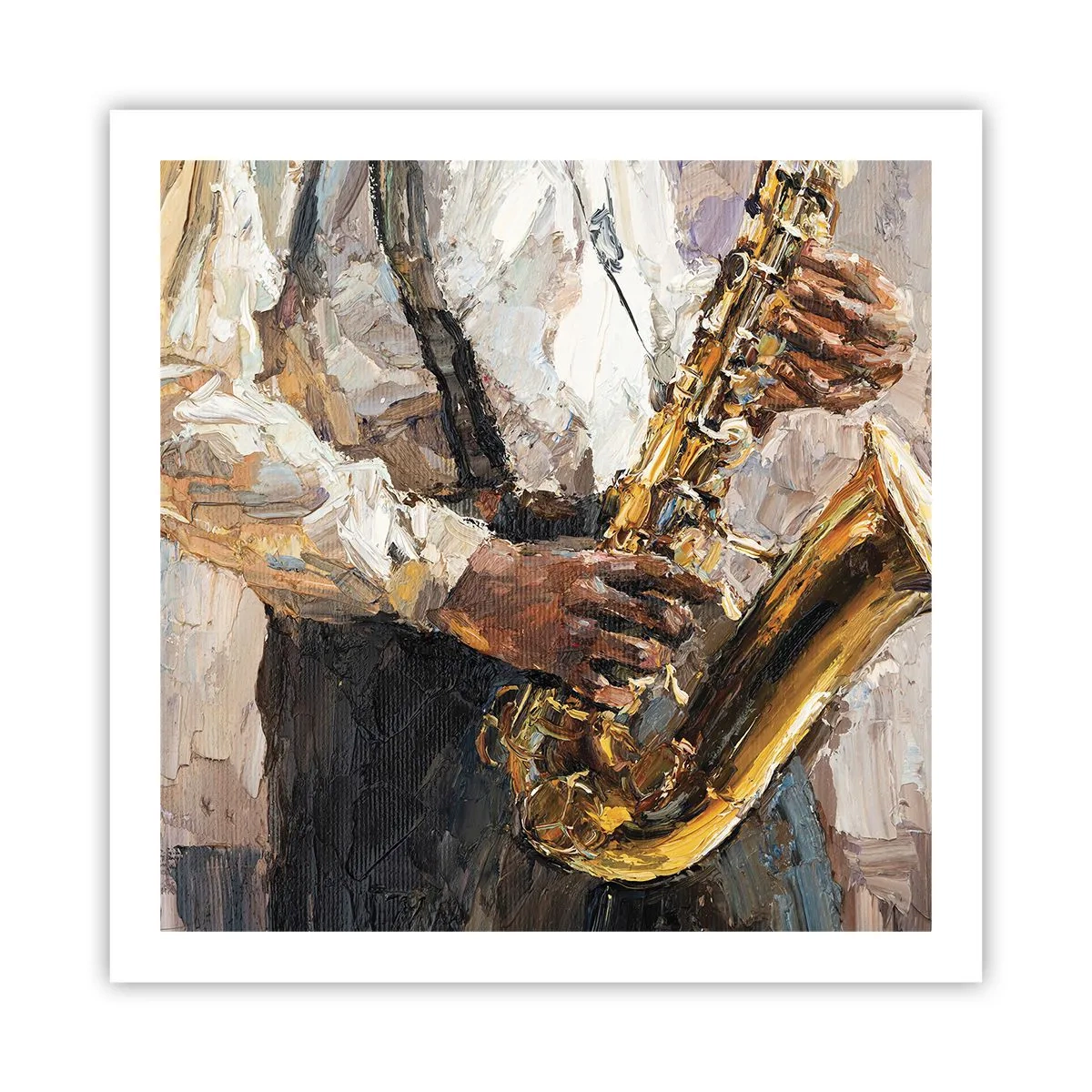 Plakat - Tid til at gå solo - 60x60 cm