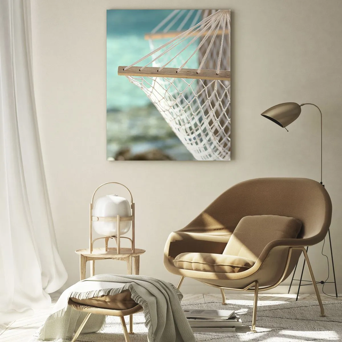 Billede på glas - Tid til afslapning - 50x70 cm