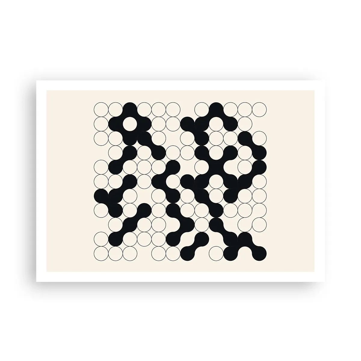 Plakat - Kinesisk spil - variation - 100x70 cm